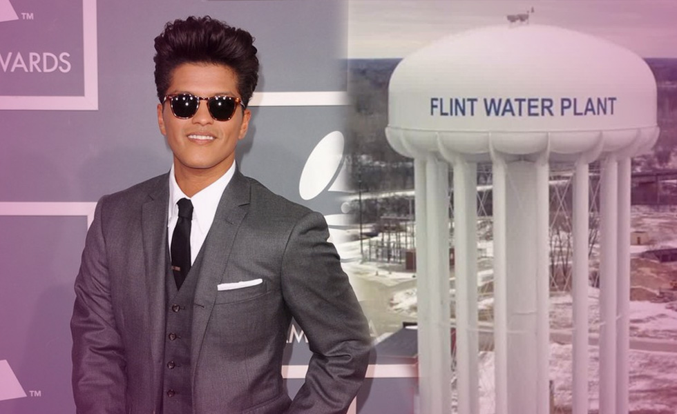 Bruno Mars Donates $1 Million To Help Victims Of Flint Water Crisis