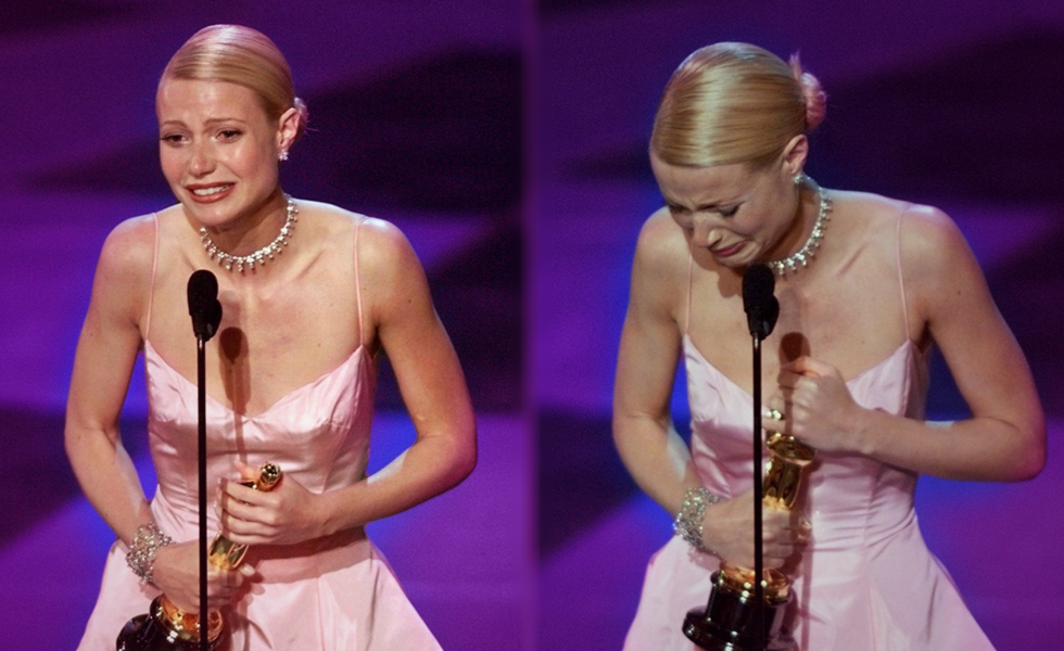 Gwyneth Paltrow Oscar acceptance speech still going strong!