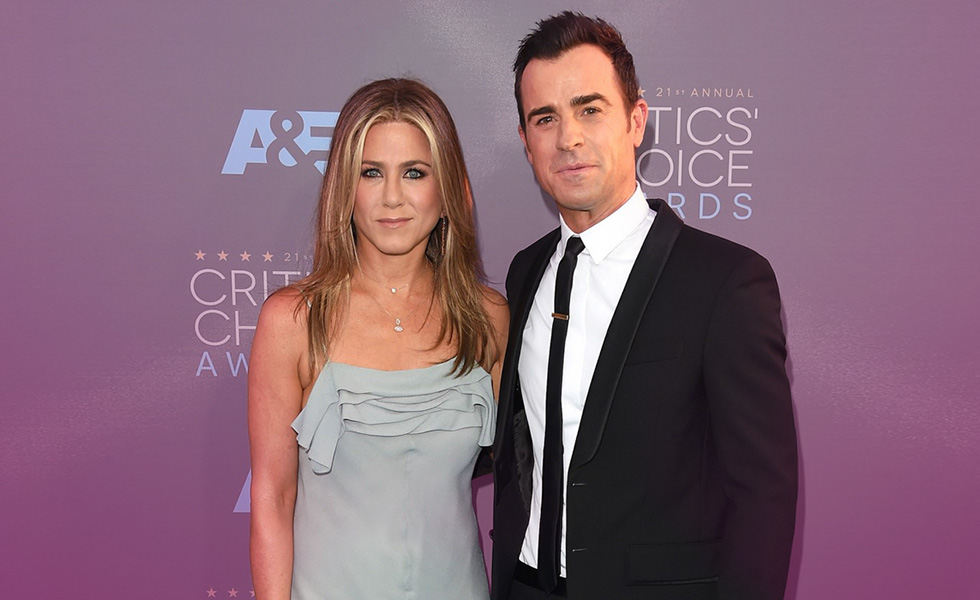 Justin Theroux and Jennifer Aniston. Happy ever after?