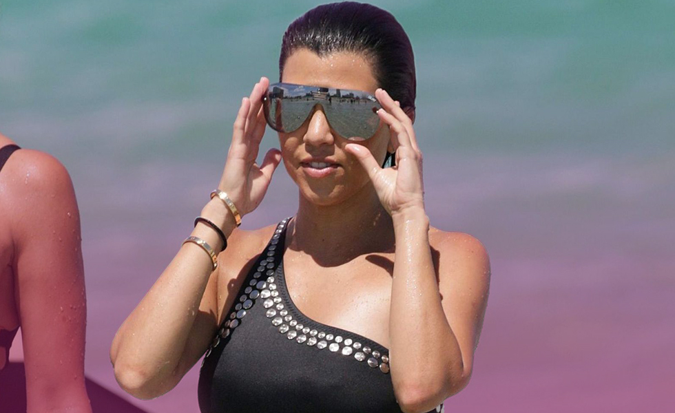 Kourtney Kardashian Miami Beach