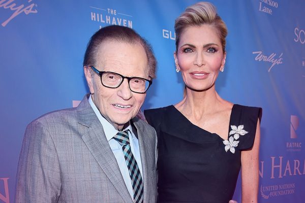 Have Larry King and wife Shawn kissed and made up?