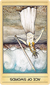 Ace of Swords (Inverted)