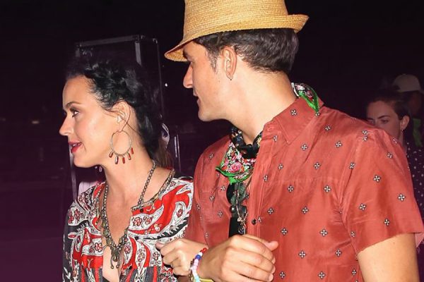 Katy Perry with Orlando Bloom