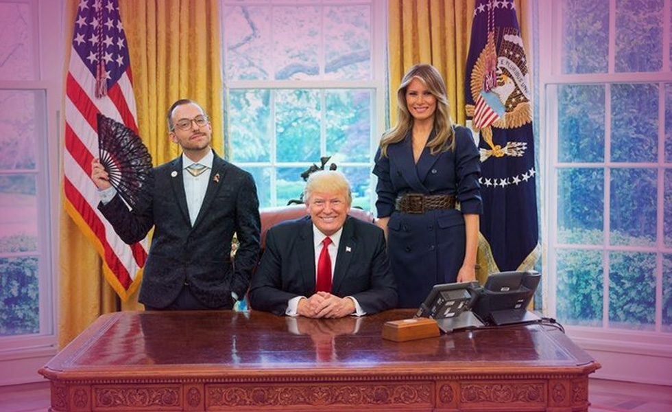 Gay Teacher Of The Year Fans LGBTQ Pride In Viral Photo With Donald Trump